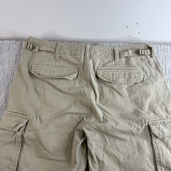 VTG Polo Jeans Co Ralph Lauren Cargo Pants Mens 38x34 Khaki Military Surplus - Picture 4 of 13